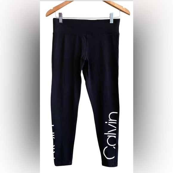 Calvin Klein Pants - Calvin Klein Performance: Stretch Black Leggings Sleek and Versatile Bottoms